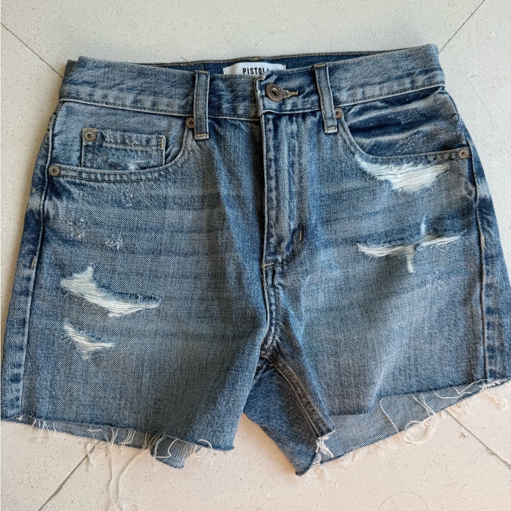 Pistola denim cut off shorts